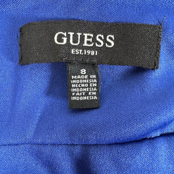 Women's Guess Novelty Midi Dress 8 - Picture 3 of 5